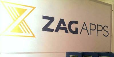 ZAG apps promotiemateriaal