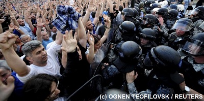 macedonie protesten